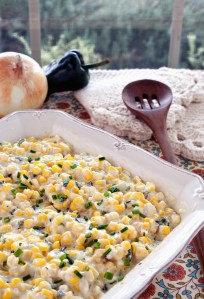 Corn Poblano Bake
